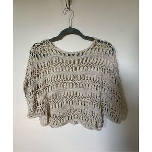 Sans Souci tan knit top